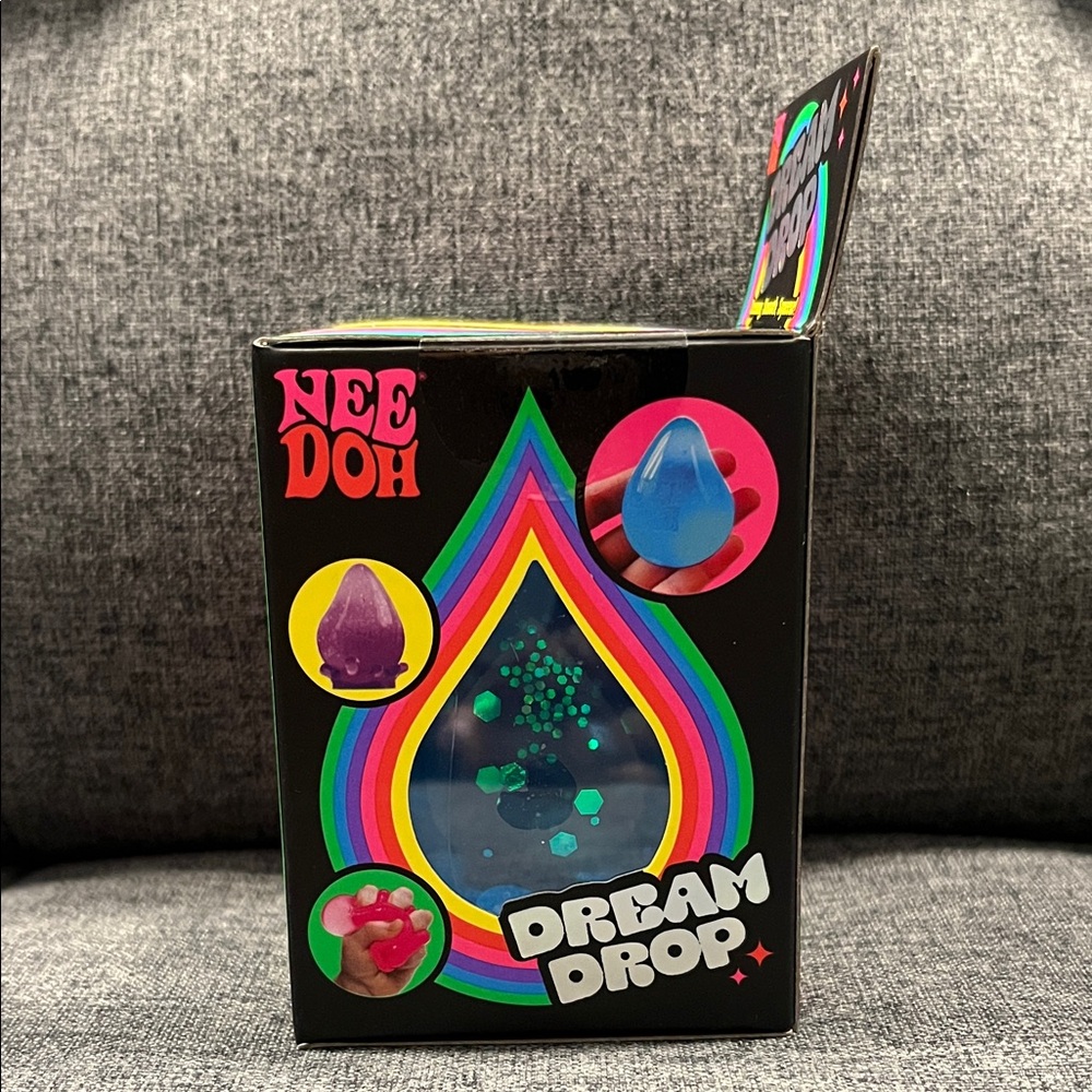 NeeDoh Dream Drop Blue Kids Sensory Squeeze Toy - Picture 4 of 7